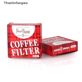 [tfnl] 100 piezas de papel de filtro de café redondo moka olla cafetera herramientas de filtro no.3 /no.6 asf (1)