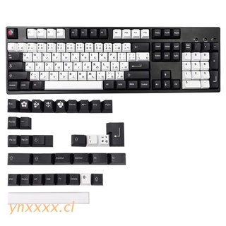 ynxxxx keycap tinte sublimación cherry profile teclado mecánico pbt keycap 137 teclas/set