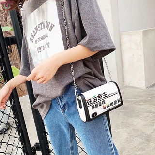 Ms estilo coreano Crossbody único bolso de hombro PU bolso con cadena para mujeres niñas (4)