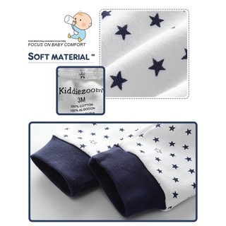 Kiddiezoom 4Pcs Baby Boy Girl Pants Newborn Cotton Leggings Infant Toddler Trousers (8)