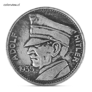 col Copy 1935 Germany Silver Replica Adolf Hitler Eagle Emboss Plating Souvenir Coin Copper Currency