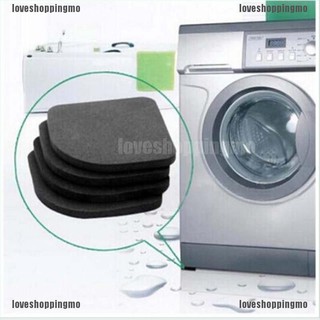 Love 4 pzs almohadillas de silenciar para lavadora/alfombras antideslizantes antivibración para refrigerador