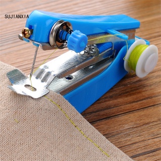 Sujianxia 4 colores Manual máquina de coser tela ropa herramientas de costura rápido suministros de costura Simple operación para el hogar (3)