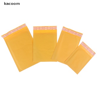 Kacoom 10Pcs yellow kraft bubble mailers padded envelopes self seal shipping bags CL