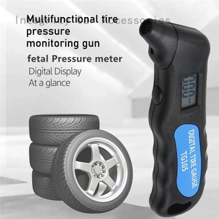 Integrity accesorios de coche TG105 Digital neumático neumático de aire medidor de presión de aire medidor de pantalla LCD manómetros barómetros probador para coche camión motocicleta bicicleta (1)