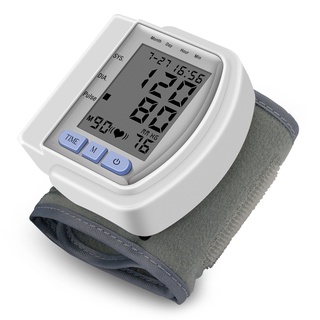 Wu muñeca electrónica Digital esfigmomanómetro inteligente voz Monitor de presión arterial detección de frecuencia cardíaca tonómetro de pulso (4)