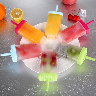 ❉COD❉ 6 Cells DIY Popsicle Molds Ice Cream Makers Frozen Ice-lolly Moulds Tray