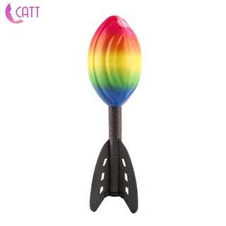 [CATT] Juguete deportivo de espuma arcoíris para lanzar cohetes/jardín deportivo para niños/niñas