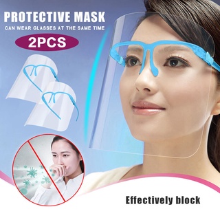 *yloofah* 2pcs anti-niebla protector facial anti-saliva protección de seguridad gafas máscara