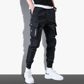 [celana] Pantalones deportivos para hombre, estilo, 2021, pantalones casuales sueltos