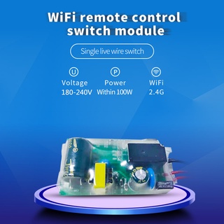 [fast Delievey] eWeLink WIFI interruptor de luz módulo 180-240V DIY modificación única de fuego sin cable neutro necesario