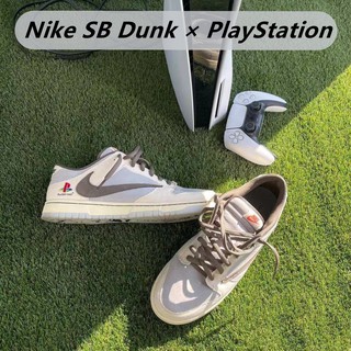 30 colores listo Stock Travis Scott Nike SB Dunk × PlayStation baja parte superior zapatillas Casual deporte zapatos