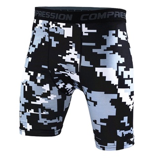 pantalones cortos de camuflaje para hombre de alta calidad cómodos de moda stretch fitness shorts