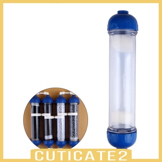 [CUTICATE2] Filtro de agua transparente carcasa de botella recargable tubo en línea filtro