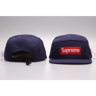 Supreme 5 Panel sombreros gorra Unisex sombreros lisos gorra Snapback gorra algodón sombrero ajustable sol (3)