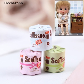 [flechazohb] 1 pieza mini 1/12 casa de muñecas miniatura papel de seda decoración de baño accesorio de funitura caliente