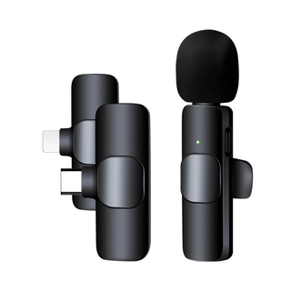 Micrófono Lavalier Inalámbrico 2.4G/Carga USB/Celular/En Vivo Para iPhone/Huawei/Xiaomi/Samsung De Radio De Vídeo (1)