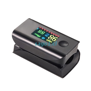 SOG Mini Protable oxímetro de yema de dedo pulso frecuencia cardíaca OLED pantalla de oxígeno en sangre saturación SpO2 Monitor de actividad