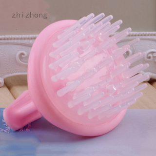 zhizhong - cepillo de silicona para lavar el cabello, diseño de Spa Meridian, cepillo de masaje, champú, masaje, ducha, peines