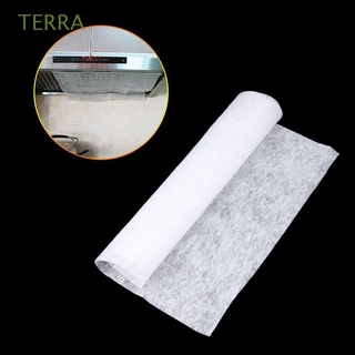TERRA 12Pcs/Set Kitchen Supplies Cooking Oil Filter Film Suction Oil Paper Pollution Filter Mesh Grease Filter Range Hood Clean Anti-oil Non-woven Fabric Filter Paper/Multicolor