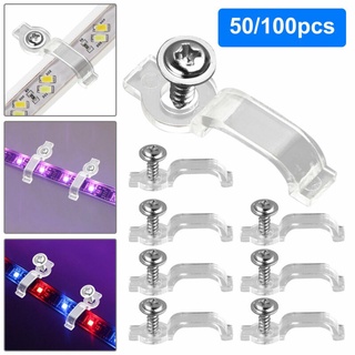 (100% high quality)50*Clips+50*Screws/100*Clips+100*Screws Fixing Clips Epoxy 10mm/0.4in Brand new