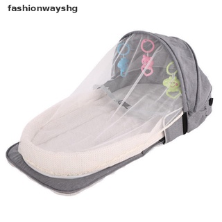 [fashionwayshg] portátil anti-mosquito plegable cuna de bebé al aire libre cama de viaje transpirable cubierta [caliente]