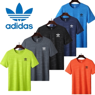Adidas Clover más el tamaño de los hombres de secado rápido T-shirt camuflaje más el tamaño transpirable cuello redondo de manga corta T-shirt hombres