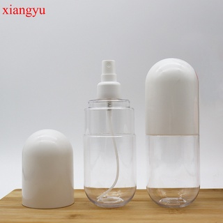 Xiangyu 250ml cápsula transparente Spray botella pequeña botella de muestra transparente tipo prensa Spray cápsula limpiador Facial Perfume