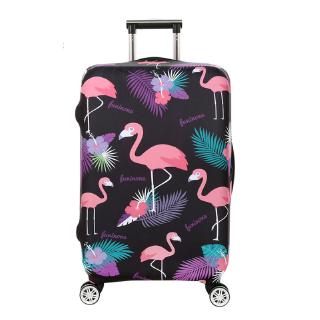 Nuevo más grueso elástico de viaje maleta maleta cubierta protectora para maletero caso aplicar a 18"-32" Flamingo