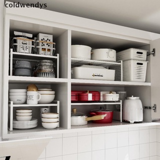 [frío] estante de ahorro de espacio apilable de cocina estantería organizador estante estante gabinete