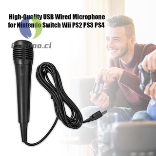 Conboo USB Karaoke micrófono para Nintendo Switch Wii Wii U PS4 PS3 Xbox One PC (3)