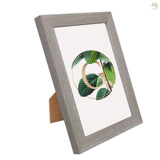 Marco de fotos de madera de 8 pulgadas Natural de madera Eco marco de fotos con acrílico de alta definición para colgar en la pared y pantalla de fotos de mesa