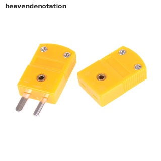 [heavendenotation] 1 juego de termopar mini zócalo de montaje en panel conector de enchufe de aleación