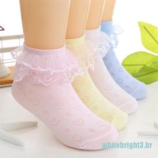 calcetines de algodón para bebés/niñas/calcetines de algodón para niñas/niñas/calcetines de encaje/