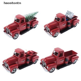 [haostontn] Camión De Metal rojo navideño Para niños/con rueda móvil X.