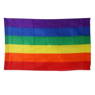 *SuperDeals888* nueva moda arco iris banderas y Banners 3x5FT 90x150cm orgullo Gay lesbiana bandera lgtb [de China] (1)