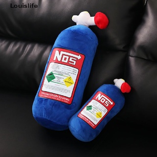 [louislife] Almohada de botella de óxido nitroso para coche, decoración de coche, cojín creativo de felpa