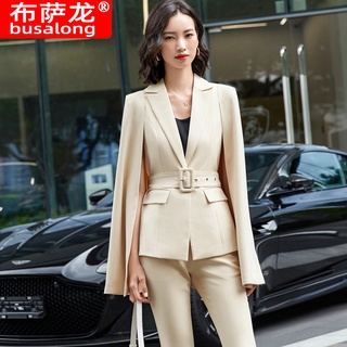Autumn and Winter OL long sleeve office lady suit slim fit small business suit coat business formal wear work clothes te