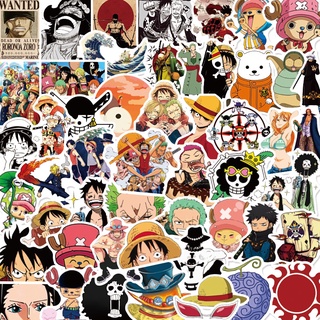 50 Pegatinas De PVC Impermeables De Manga De Anime De One Piece