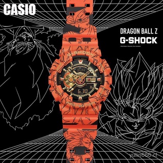 YL🔥Stock listo🔥PROMOCIÓNRelojes originales de cuarzo G-SHOCK x Dragon Ball Z reloj deportivo a prueba de golpes a prueba de golpes Relojes de Hombre GA-110JDB-1A4