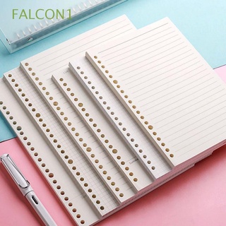falcon1 niños hoja suelta interior núcleo diario cuaderno desmontable hoja suelta carpeta suelta correa planificador suministros escolares 20/26 agujeros a5/b5