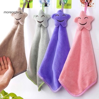 Mo toalla de mano para baño estrella/toalla suave para niños/toalla de dibujos animados para colgar