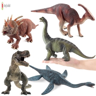 Niños niños dinosaurios antiguos juguete simulación Animal modelo de plástico coleccionable para cumpleaños