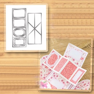 celio 1pc plegable papel transparente sellos molde de grabado, diy impresión de acero al carbono molde para hacer tarjetas y scrapbooking (8)