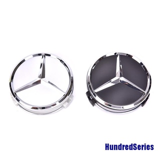 (Itisu2) para Mercedes- Benz 4PCS 75 mm negro mate rueda central tapa emblema cubierta