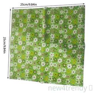 new4..7pcs tela de patchwork de algodón floral impreso paquetes cuadrados tela para bricolaje scrapbooking craft (2)