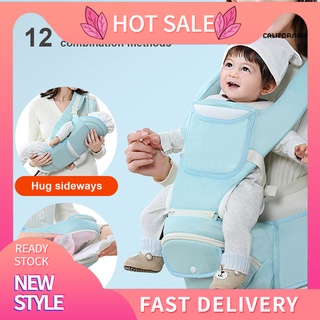 Cayyt porta bebé cómodo transpirable multifuncional Toddle mochila cadera asiento portabicicletas para niños