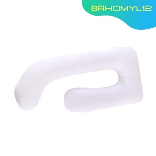[Brhomyl2] almohadas de cuerpo extraíbles y funda de almohada para maternidad embarazo alimentación dormir apoyo, desmontable con cremallera Invisible