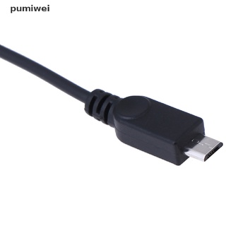 pumiwei 2 en 1 micro usb macho a hembra a usb 2.0 carga de alimentación otg cable adaptador cl (6)