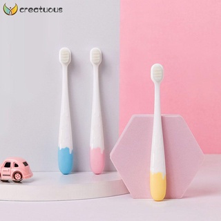 CREATUOUS Waves Baby Tooth Brush Silicone Teeth Care Training Toothbrush Soft Fur Tooth Health Oral Care Baby Items Dental Kids Children/Multicolor